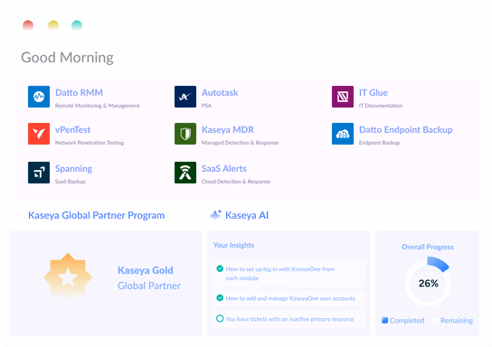Kaseya 365 Dashboard