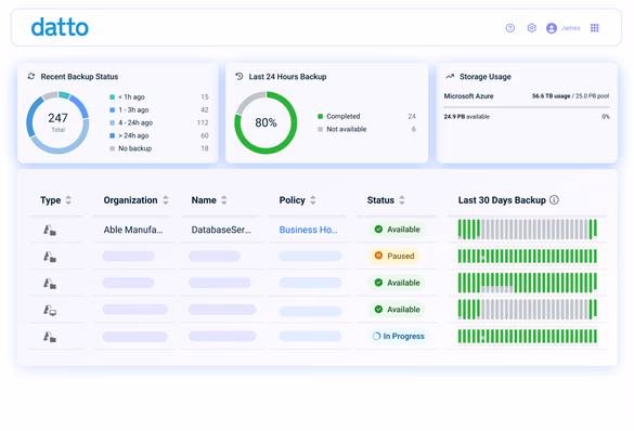 Datto Backup for Microsoft Azure