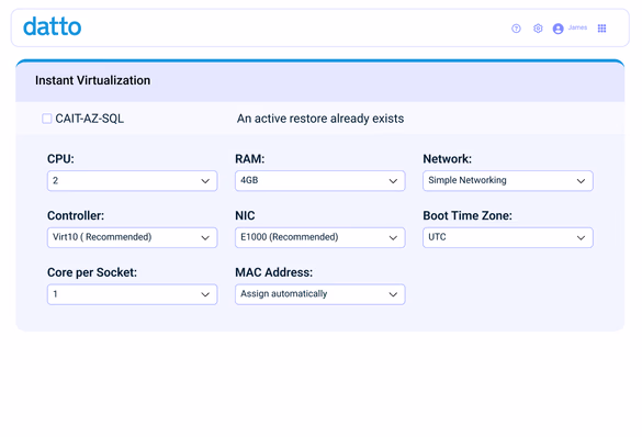 BCDR-apparaten (Datto BCDR en Unitrends)