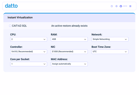 BCDR Appliances (Datto BCDR and Unitrends)
