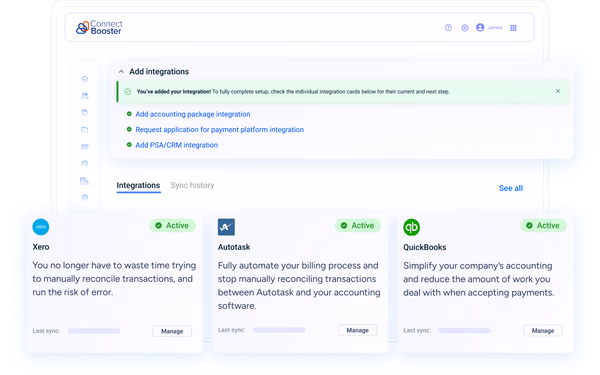 ConnectBooster Automatisation