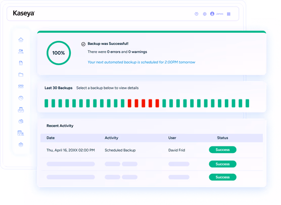 Kaseya 365 Dashboard