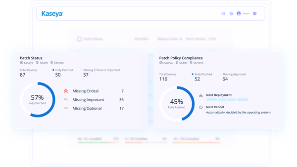 Bekijk de status van patches in realtime