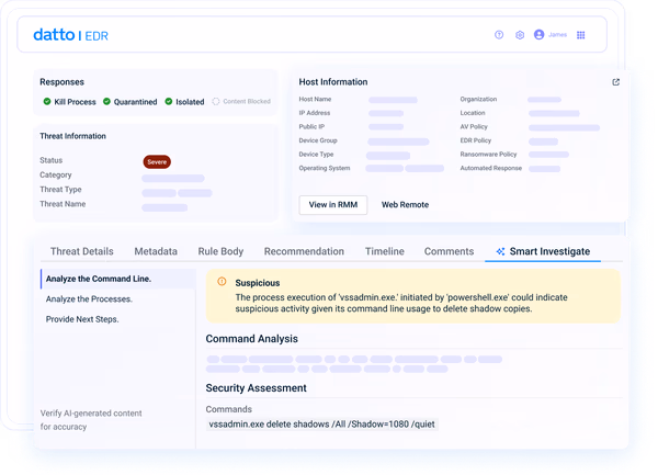 Defend against known and emerging threats