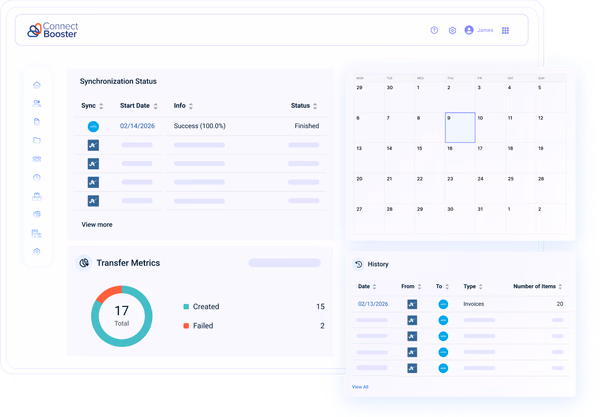 ConnectBooster Dashboard