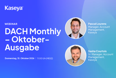 Kaseya DACH Monthly – October Edition
