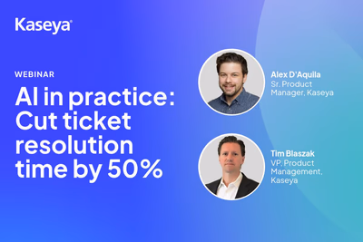 AI in practice: Cut ticket resolution time by 50%