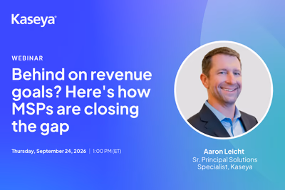 Behind on revenue goals? Here's how MSPs are closing the gap