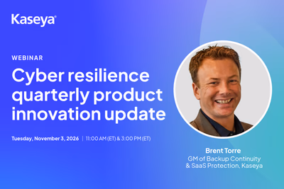 Cyber Resilience quarterly product innovation update