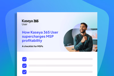 Comment l'utilisateu Kaseya 365 , optimise la rentabilité des MSP