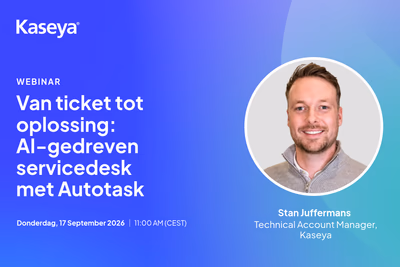 Van ticket tot oplossing: AI-gedreven servicedesk met Autotask
