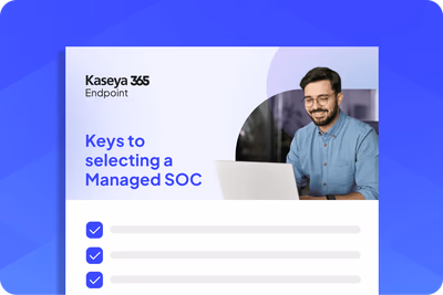 Keys to Selecting a Managed SOC Service