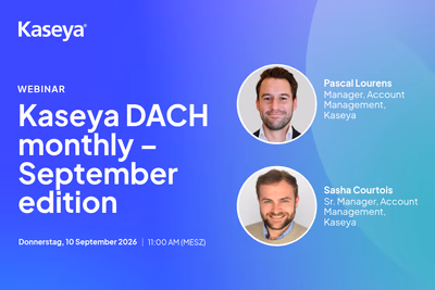 Kaseya DACH Monthly – September Edition