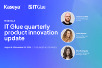 IT Glue quarterly product innovation webinar