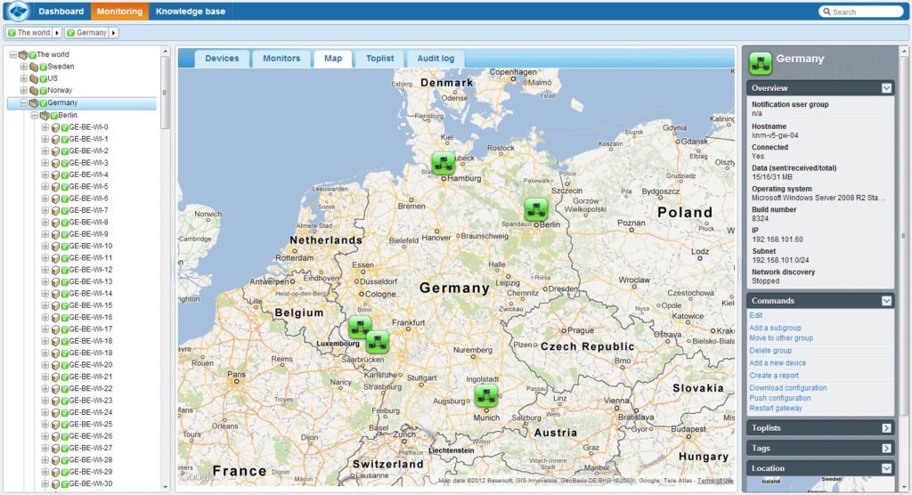 KNM v5 - Google maps integration