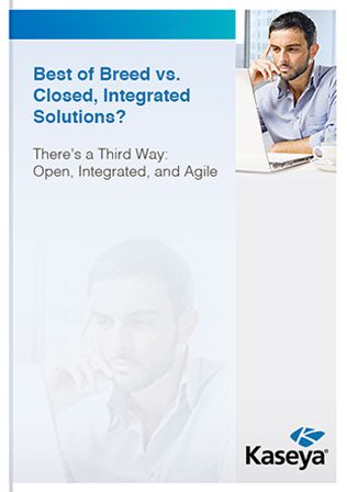 Best of Breed Vs. Closed Integrated Solutions
