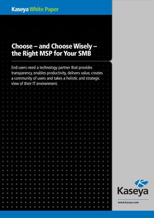 Choose the Right MSP for Your SMB