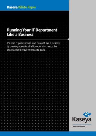 Running Your IT Department Like a Business