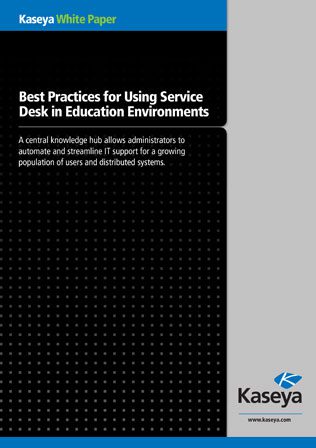 Best Practices for Using Service Desk in Education Environments
