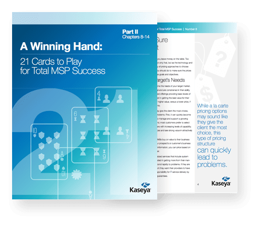 A Winning Hand: 21 Cards to Play for Total MSP Success