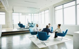 People meeting in an office
