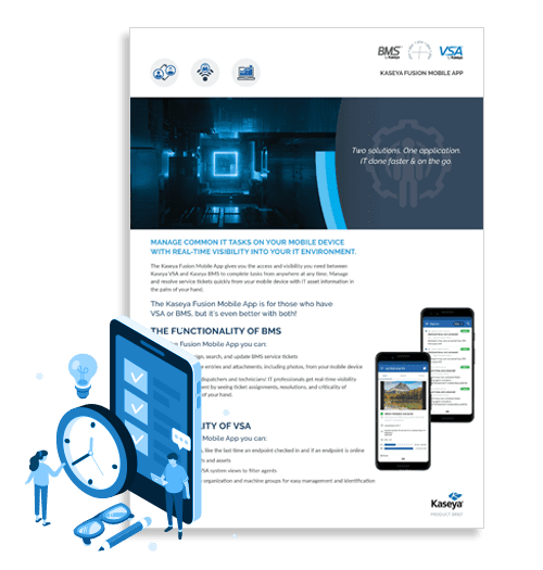 Kaseya Fusion Mobile App Preview