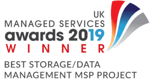 UK Managed Services Awards 2019 Winner - Best Stroage/Data Management MSP Project