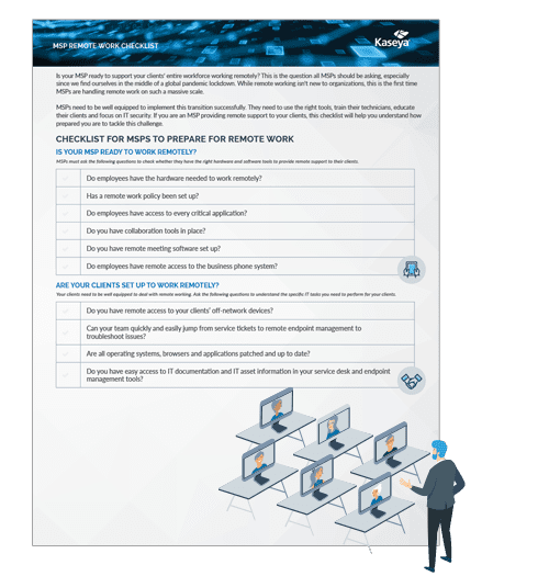 MSP Remote Work Checklist