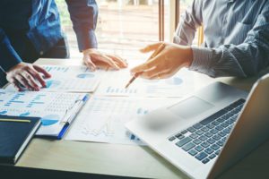 Two People Budgeting and Planning