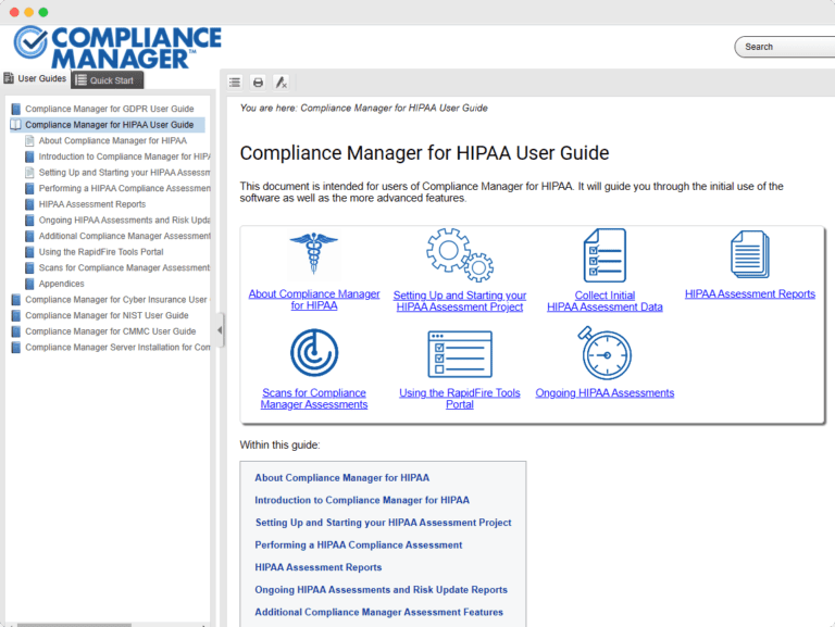 Compliance Manager User Guides