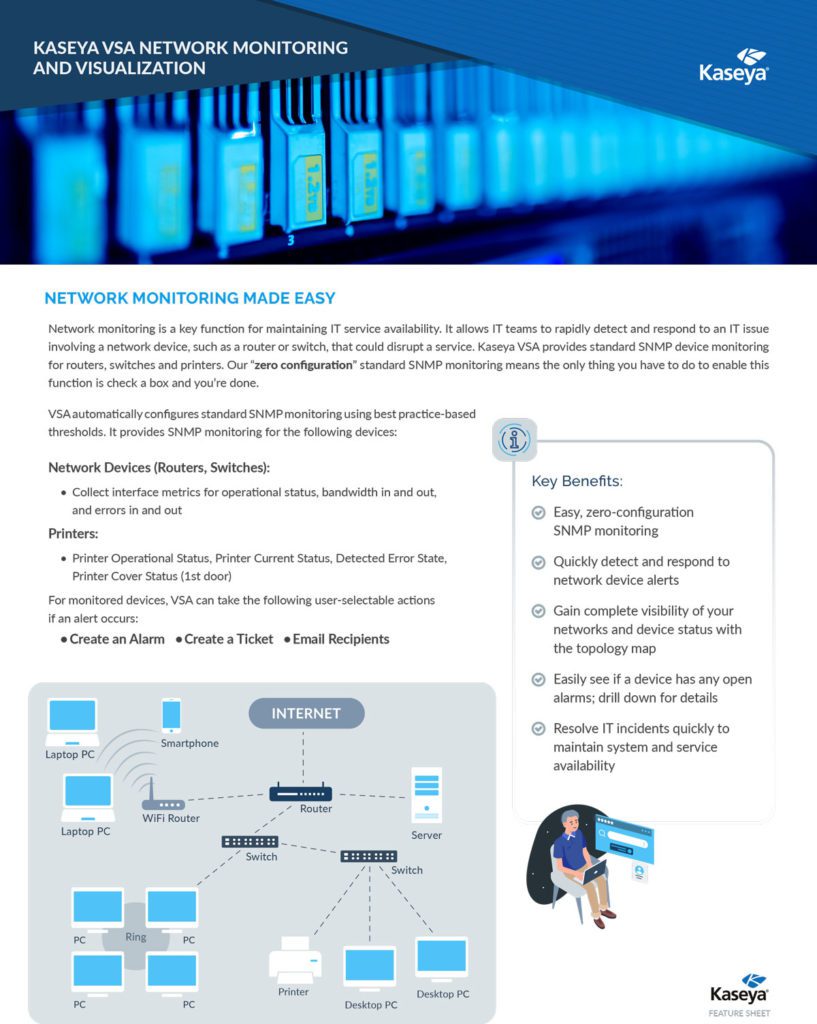 Network Monitoring Software - SNMP Device Monitoring Tools - Kaseya