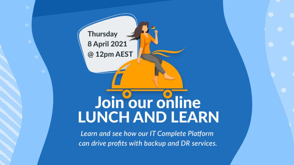 Join Our Online Lunch and Learn - Thursday 8 April 2021 @ 12 PM AEST