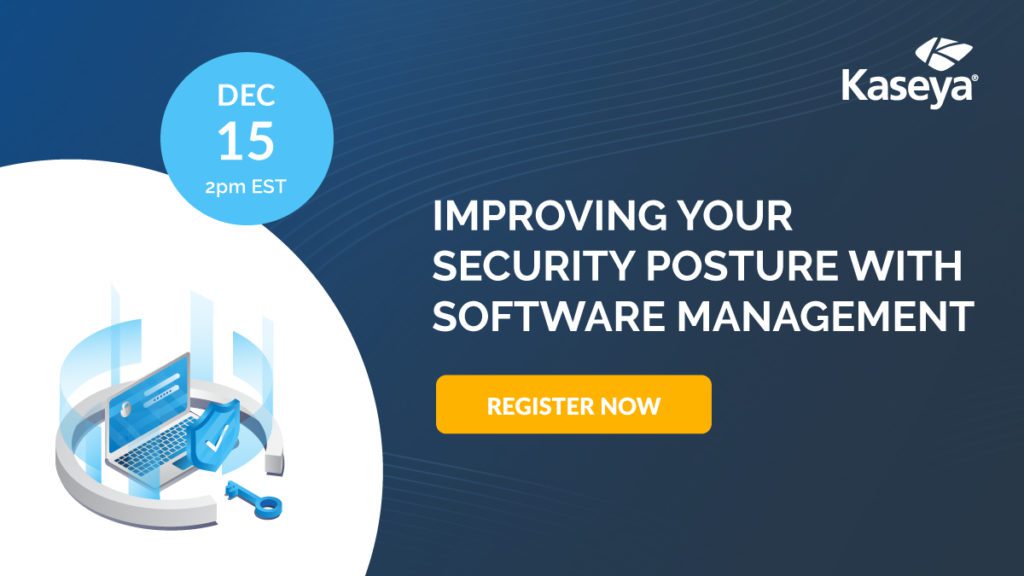 Improving Your Security Posture with Software Management - Event