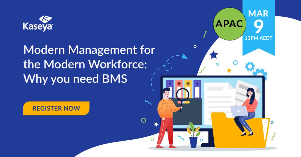 Modernize IT Management | For the modern Workforce - Why you need BMS | Event