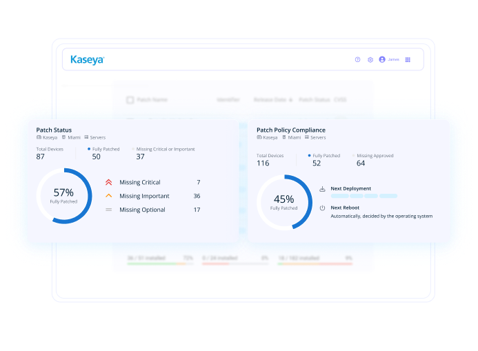 Bekijk de patchstatus in realtime