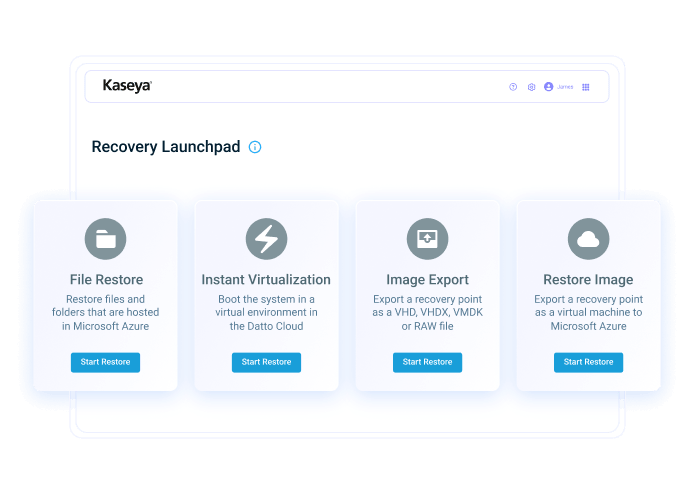 Experience rapid recovery from any attack or disruption