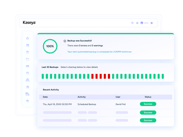 Secure your data with multilayered backup protection