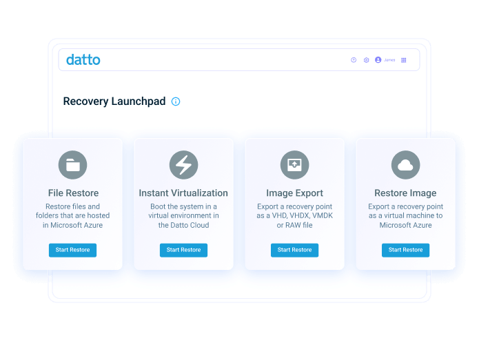 Virtualize for disaster recovery